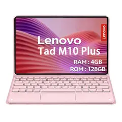 LENOVO - Tablet M10 Plus 4GB+128GB WiFi+Teclado Rosa