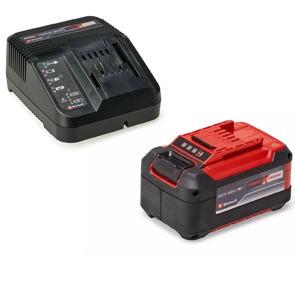 EINHELL - Starter Kit Cargador Y Bateria Einhell Pxc 5,2 Ah