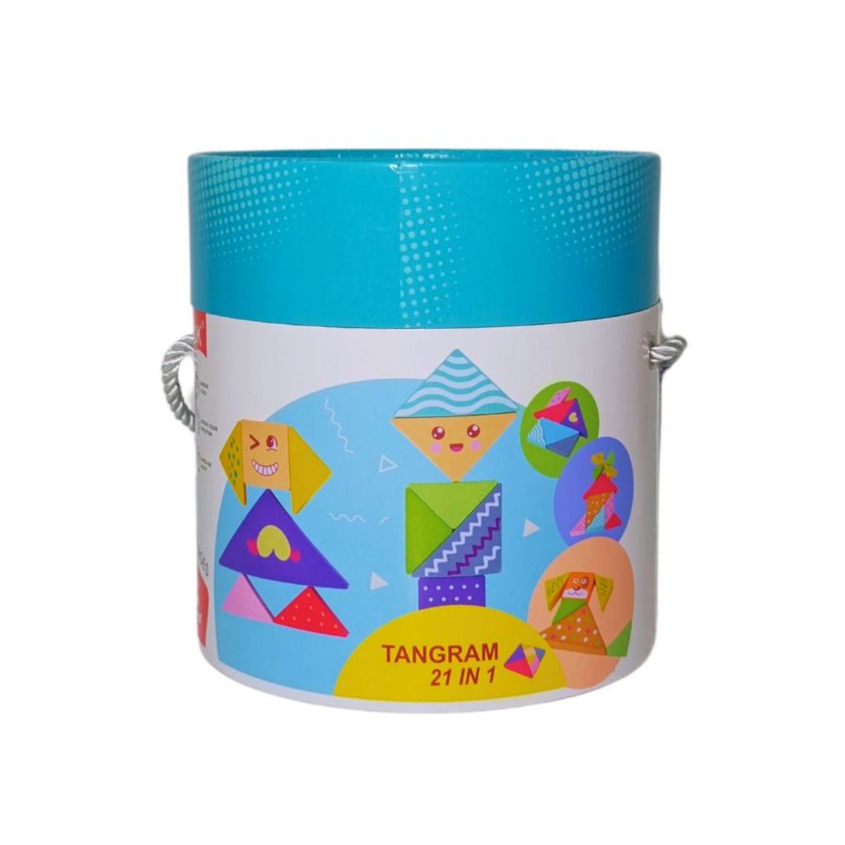 GENERICO - Balde De Tangrama Juguete Para Niños