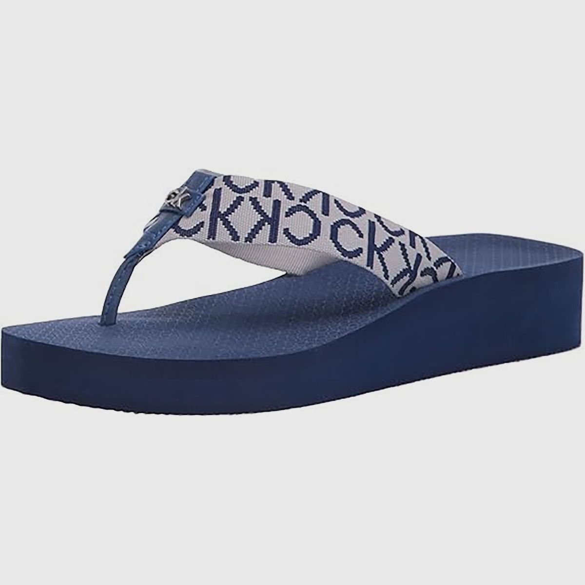 CALVIN KLEIN - Sandalias con Plataforma Meena Azul Calvin Klein