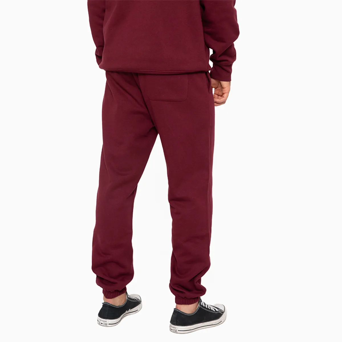 CONVERSE - Pantalón Converse Basic Hombre Burdeo