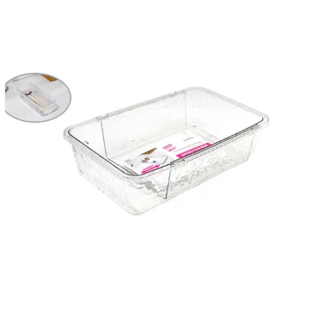 GENERICO - Organizador Acrilico Expandible Versátil para Optimización de Espacios 23-34x15.5CM