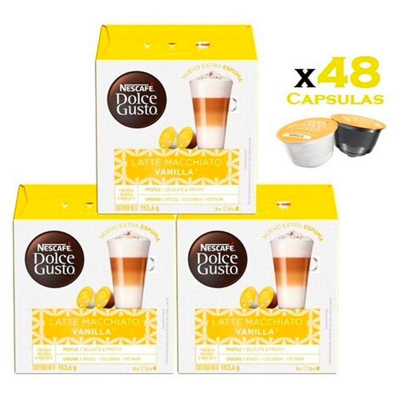 NESTLE - Latte Macchiato Vainilla Dolce Gusto Cápsulas