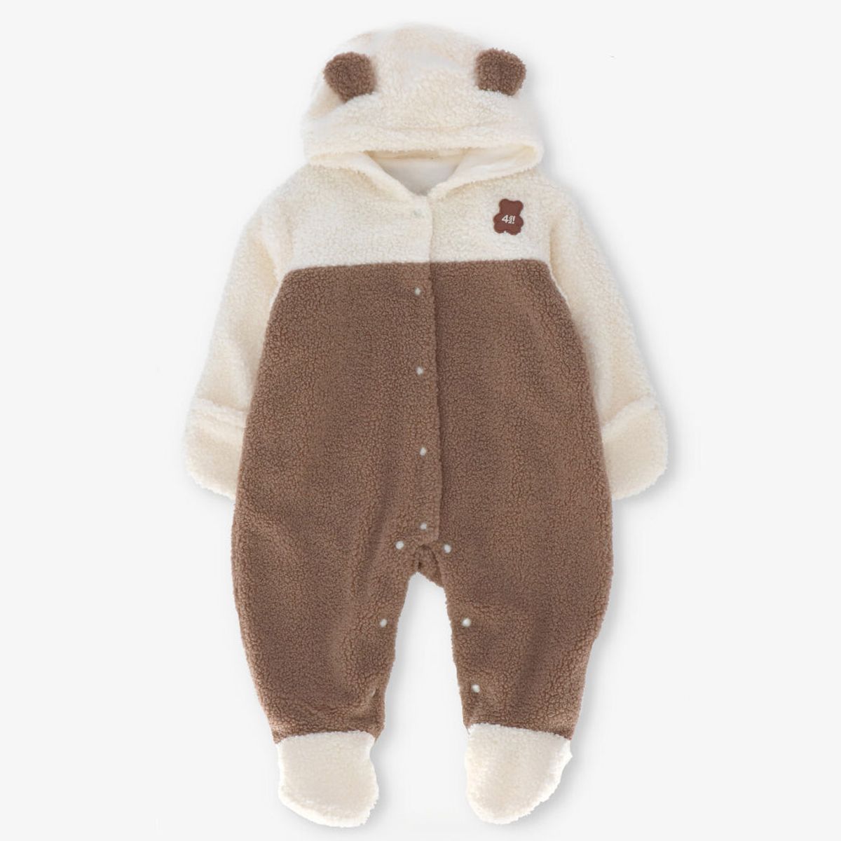 4KIDS - Saquito recién nacido sherpa crudo 4 Kids