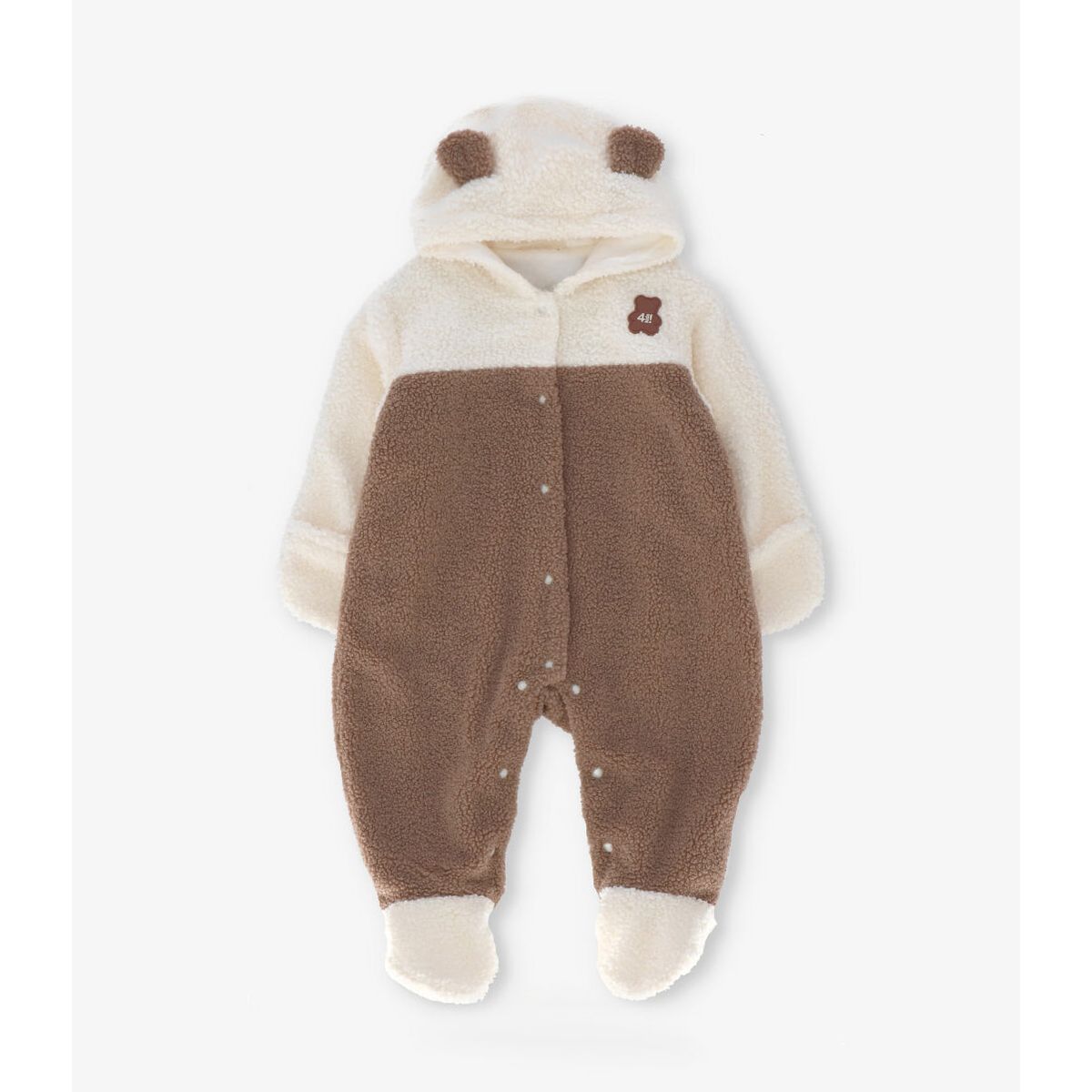4KIDS - Saquito recién nacido sherpa crudo 4 Kids
