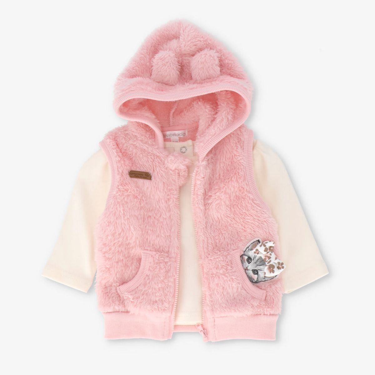 LIMONADA - Conjunto recién nacida animal print rosado Limonada