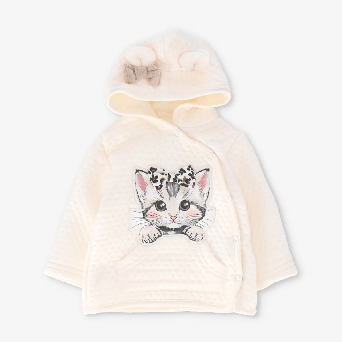 LIMONADA - Conjunto recién nacida con gatito beige Limonada