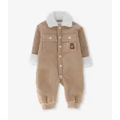 4KIDS - Enterito recién nacido sherpa beige 4 Kids