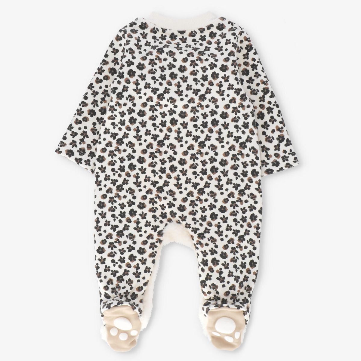 LIMONADA - Enterito recién nacida animal print negro Limonada