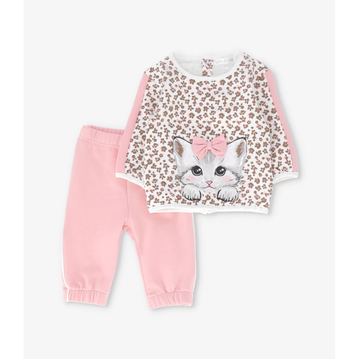 LIMONADA - Buzo recién nacida animal print rosado Limonada