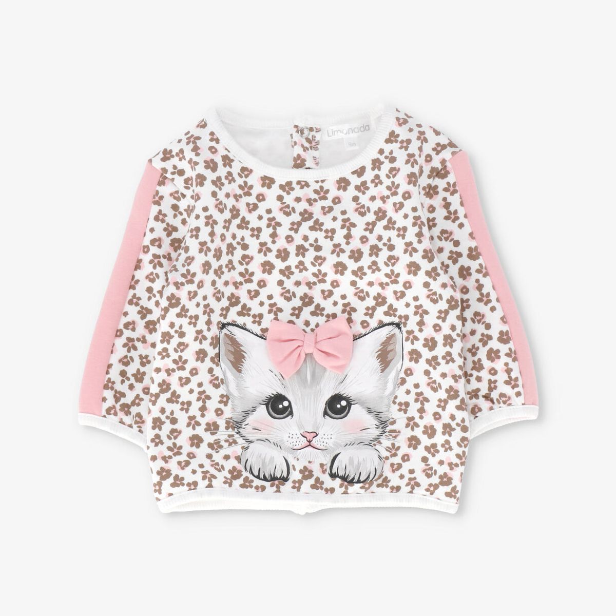 LIMONADA - Buzo recién nacida animal print rosado Limonada