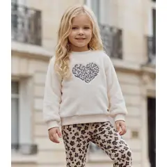 LIMONADA - Conjunto bebé animal print crudo
