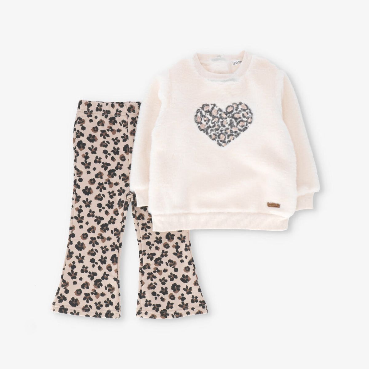 LIMONADA - Conjunto bebé animal print crudo Limonada