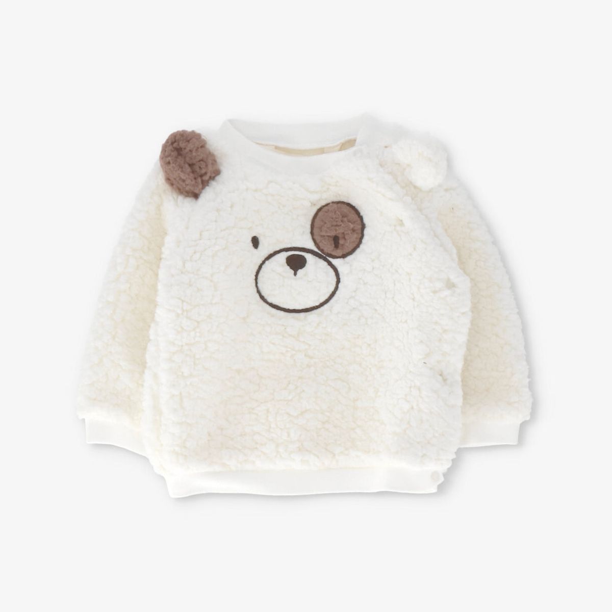 4KIDS - Conjunto recién nacido sherpa crudo 4 Kids