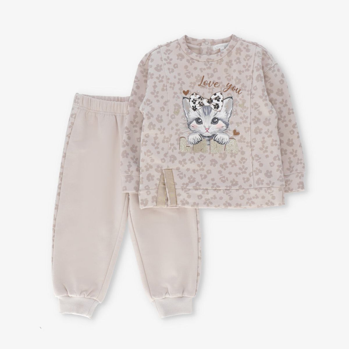LIMONADA - Buzo bebé animal print arena Limonada