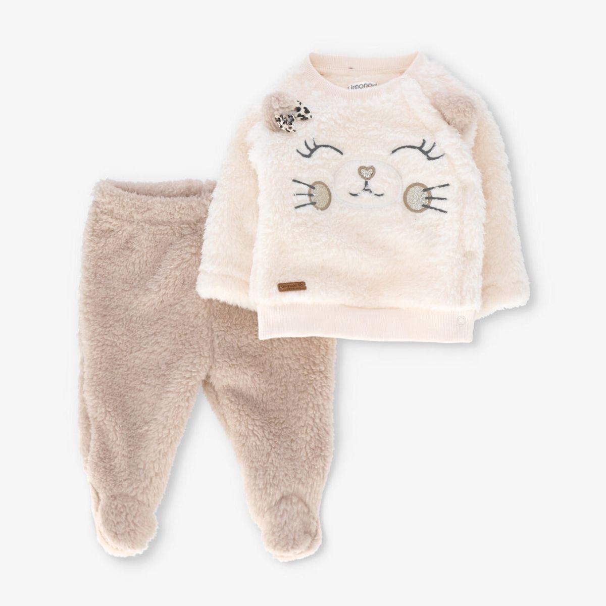 LIMONADA - Conjunto recién nacida de gatito beige Limonada