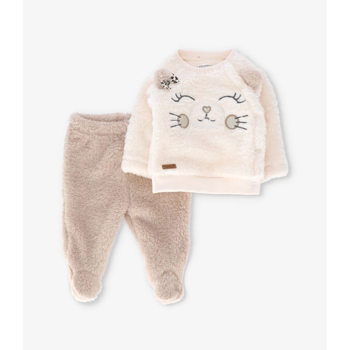 LIMONADA - Conjunto recién nacida de gatito beige Limonada