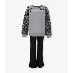 4KIDS - Conjunto niña sparkling mood marengo 4 Kids
