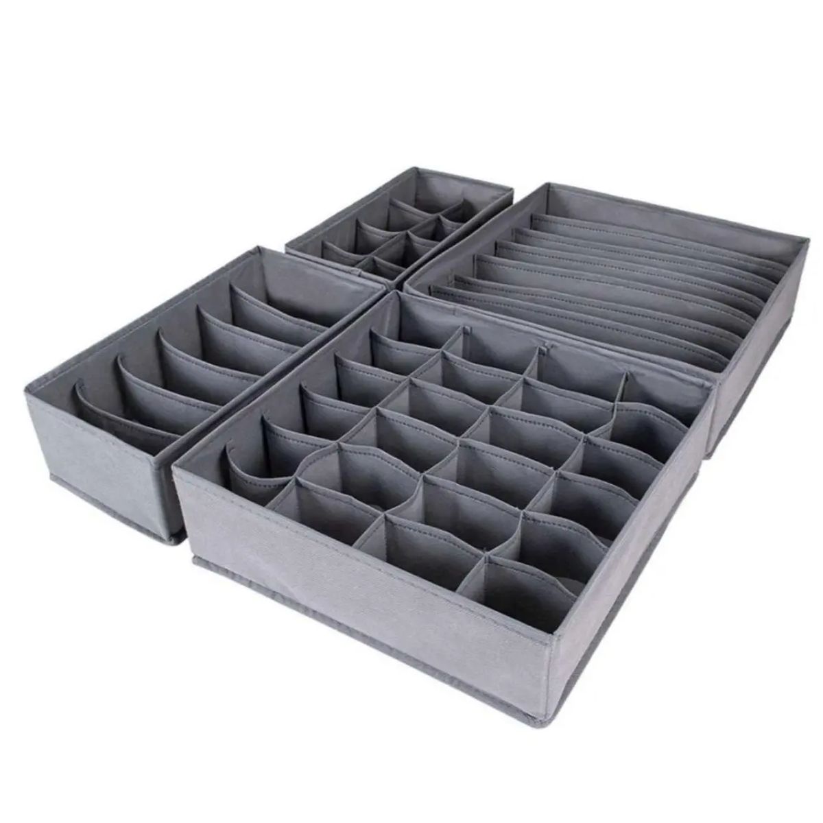 GENERICO - Pack X4 Organizador De Ropa Interior Calcetines Organizador
