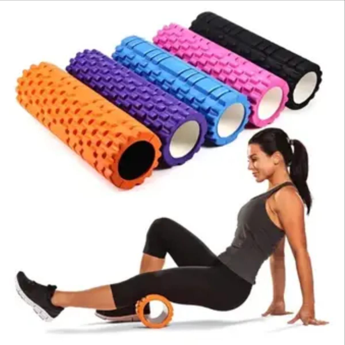 MOVI - Rodillo Para Yoga Masaje Muscular Ejercicio foam roller