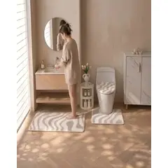 GENERICO - Set de Confort Premium para Baño 3 Piezas S3