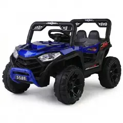 GENERICO - Auto Eléctrico Infantil 4x4 Azul Tipo Jeep con Control
