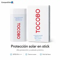 TOCOBO - Bloqueador Solar Coreano Cotton Soft Sun Stick SPF50+