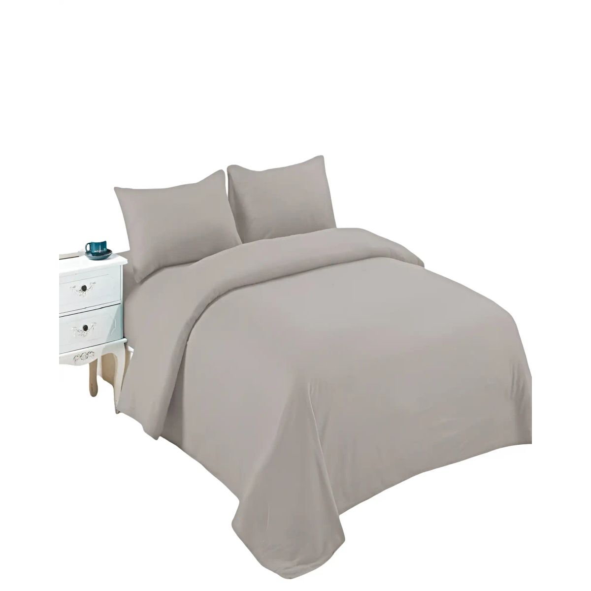 GENERICO - PACK DE SABANAS POLAR KING GRIS