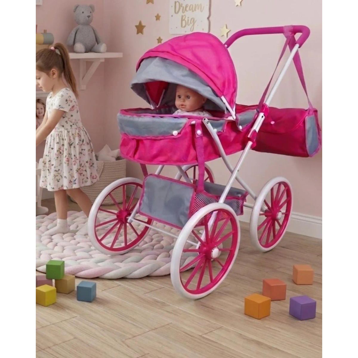 GENERICO - Coche de Muñecas infantil bolso de regalo Estilo Clásico02