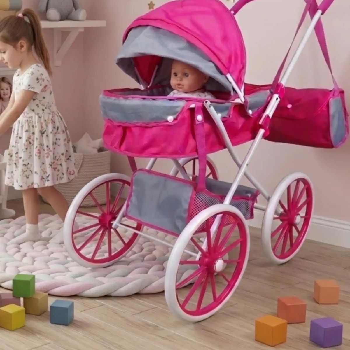 GENERICO - Coche de Muñecas infantil bolso de regalo Estilo Clásico02