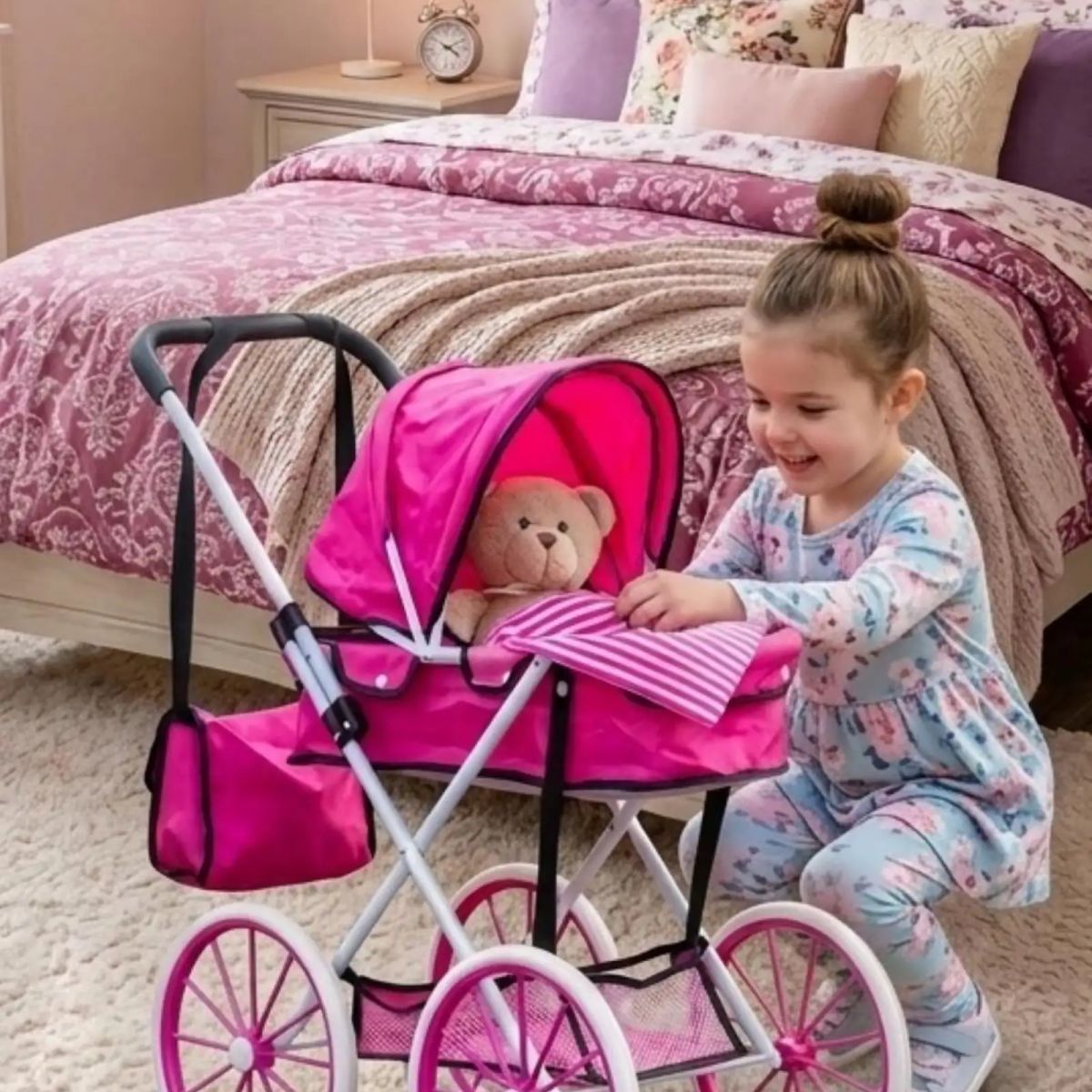 GENERICO - Coche de Muñecas infantil bolso de regalo Estilo Clásico03