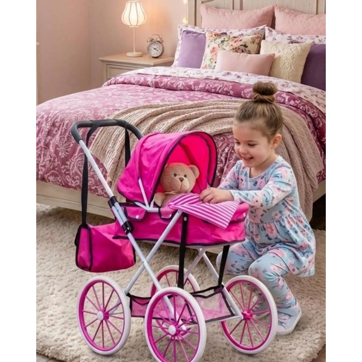 GENERICO - Coche de Muñecas infantil bolso de regalo Estilo Clásico03