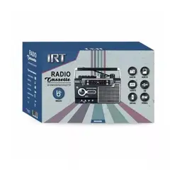IRT - Radio Cassette Bluetooth AUX USB FM AM SW Vintage Record