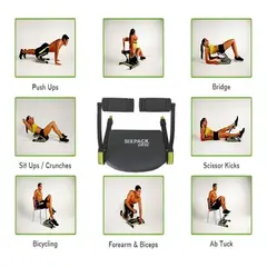 GENERICO - Máquina Ejercicios Multiuso Six Pack Care 6 En 1 Plegable
