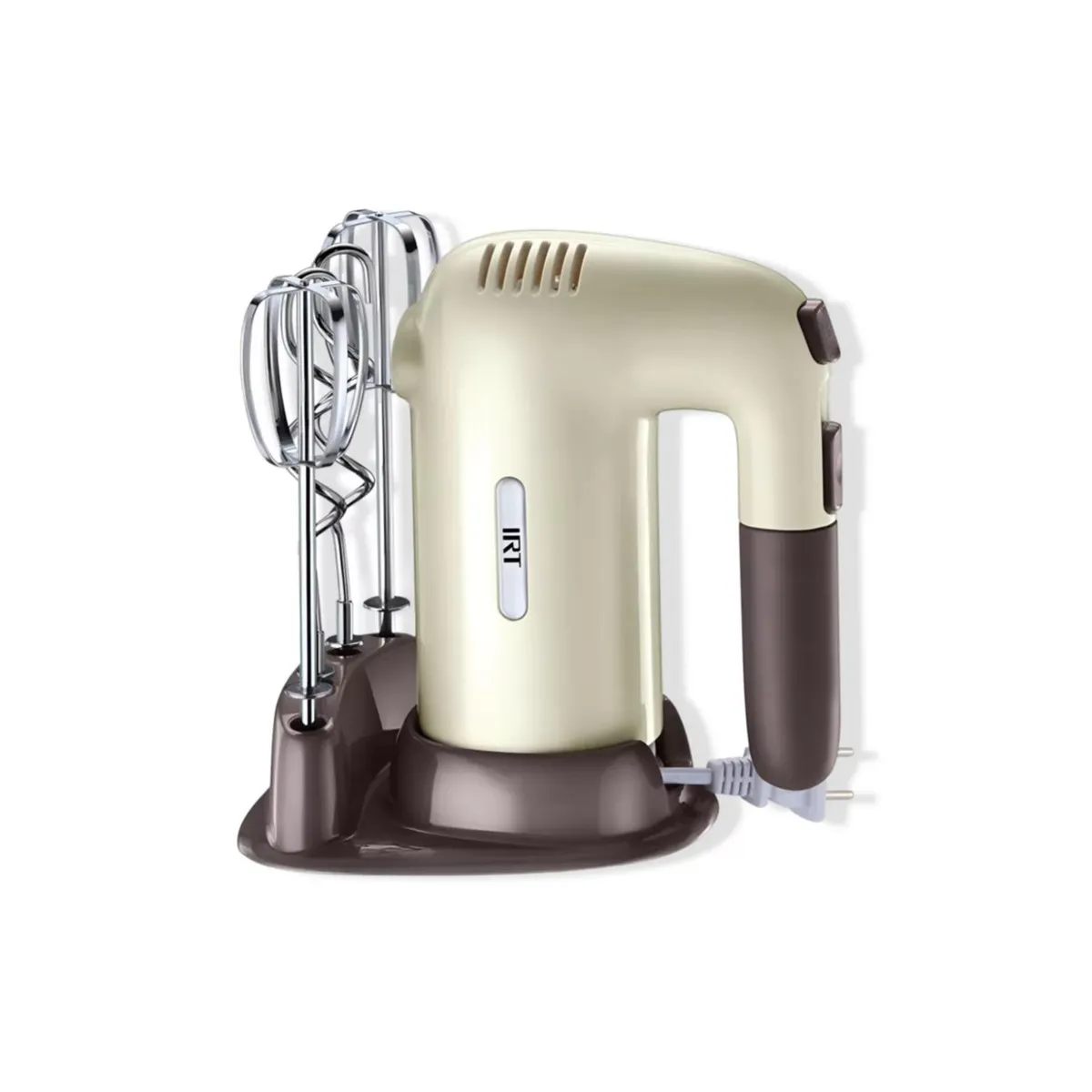IRT - Batidora De Mano Con Pedestal 5V 200W Beige MIXRE01