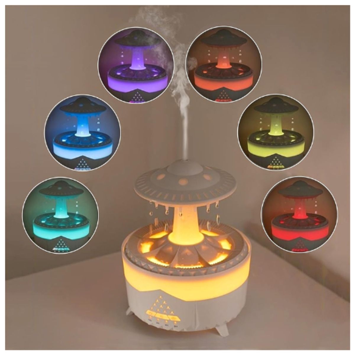 GENERICO - Humidificadora en Forma Nave Espacial