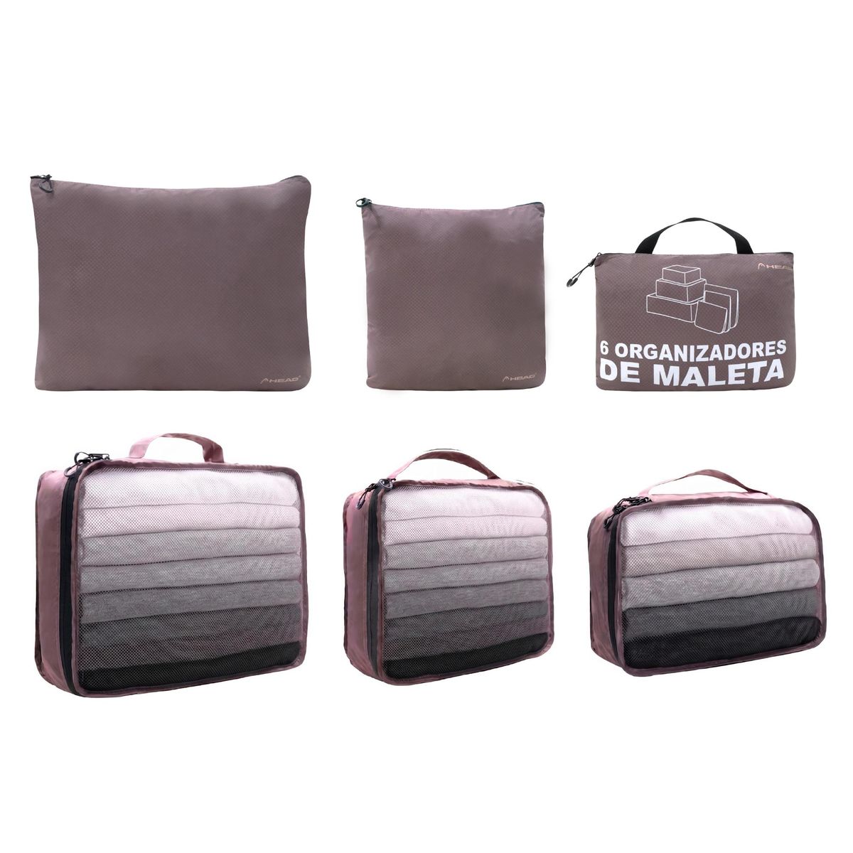HEAD - Organizador Maleta Gate Rosado Head