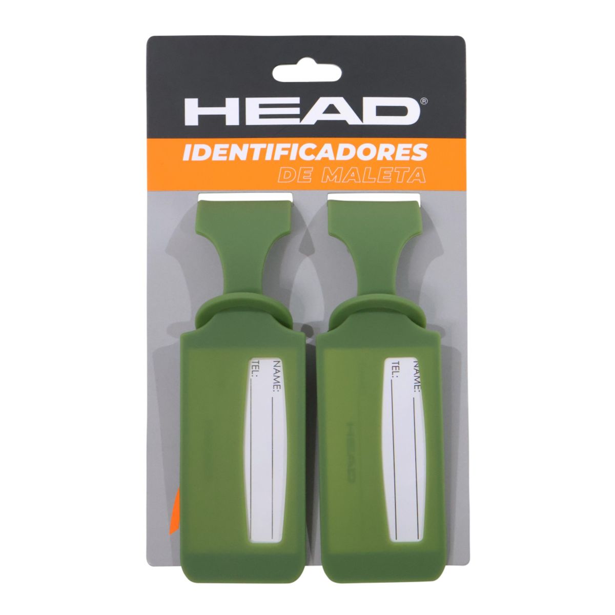 HEAD - Tag Identificador Etiqueta de Maleta Travel ID Verde Head