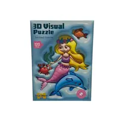 GENERICO - Puzzle 3D De Sirenas Infantil 120 Piezas