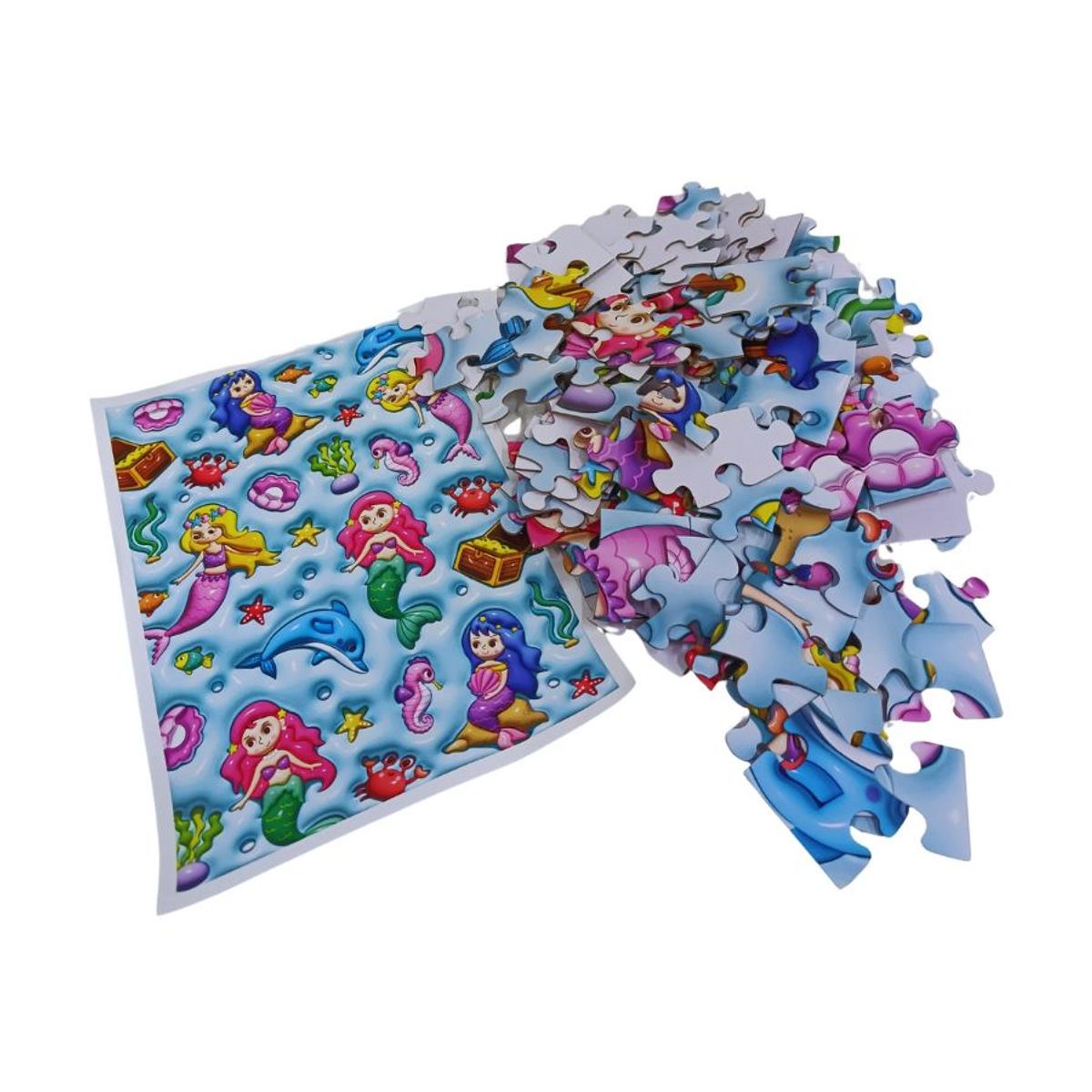 GENERICO - Puzzle 3D De Sirenas Infantil 120 Piezas