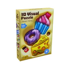 GENERICO - Puzzle 3D Cheese Cake 120 Piezas