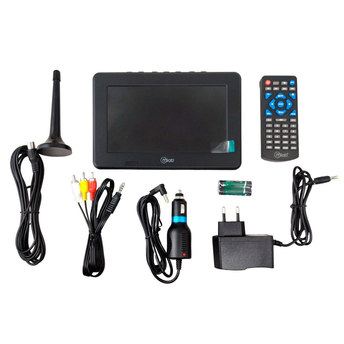 MLAB - Mini Tv Digital Portatil HD 1080P 4W ISDB-T 9412 Mlab
