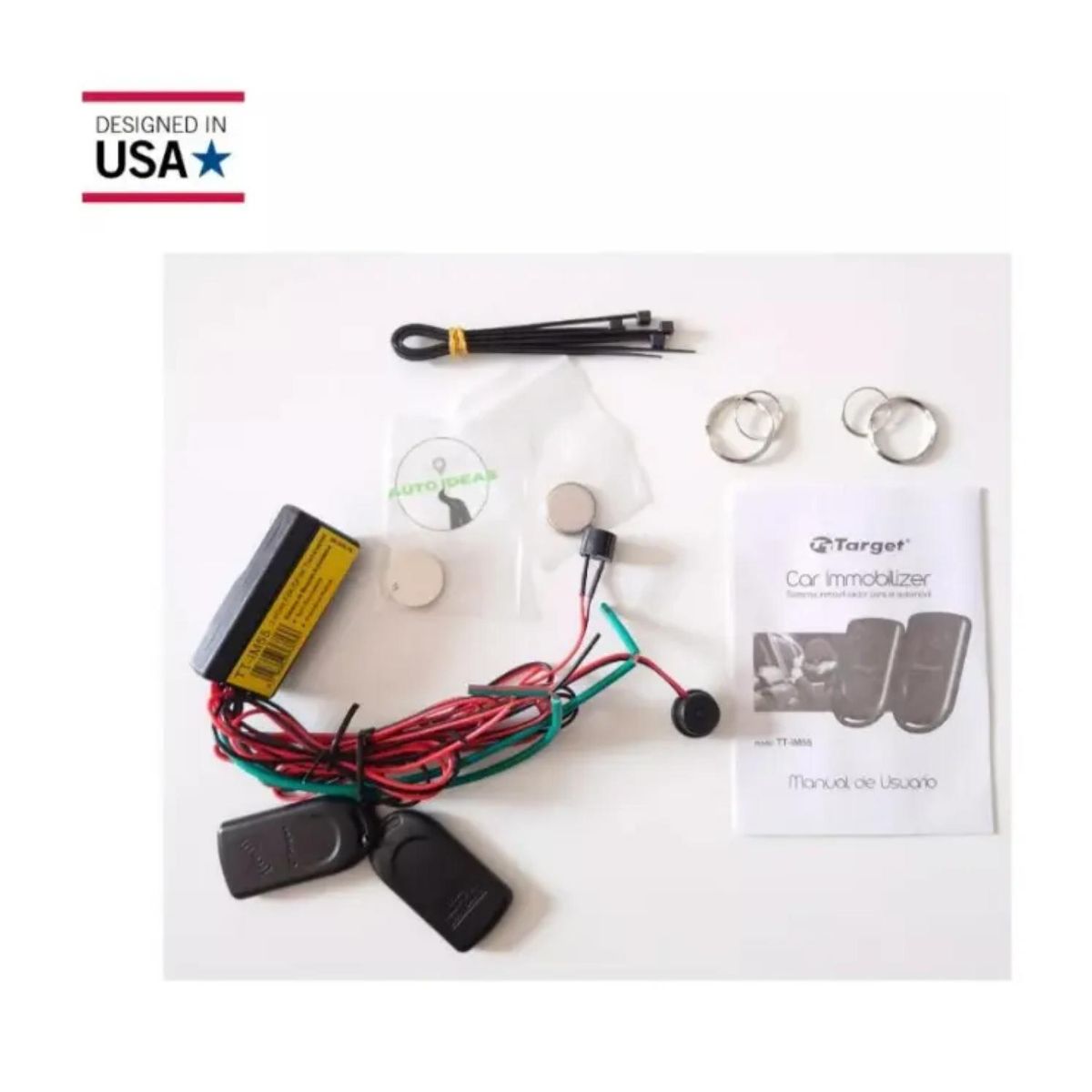 TARGET - Inmovilizador De Automovil Cortacorriente Antirrobo Tt-im55 Target