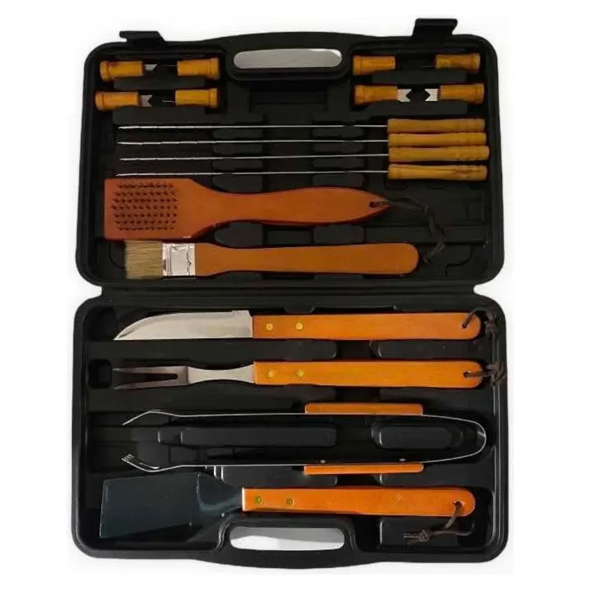 GENERICO - Set Parrilleros Asado Maleta 18 Piezas Labg