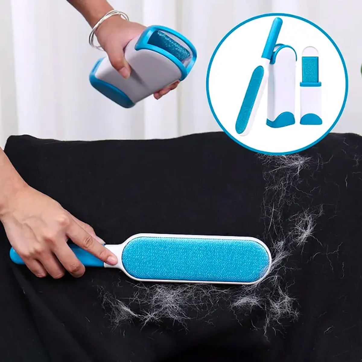 GENERICO - Cepillo Quita Pelos De Mascota Saca Pelusas De Sillon Ropa