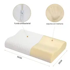 GENERICO - Almohada Ortopedica Viscoelastica Ajuste Cervical Pillow