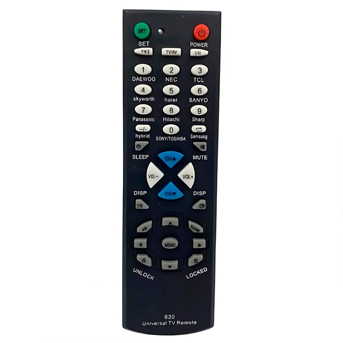 GENERICO - Control Remoto Universal Alternativo TV Modelo 620