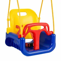 GENERICO - Columpio Infantil Asiento Seguro Plastico Ajustable Jardin