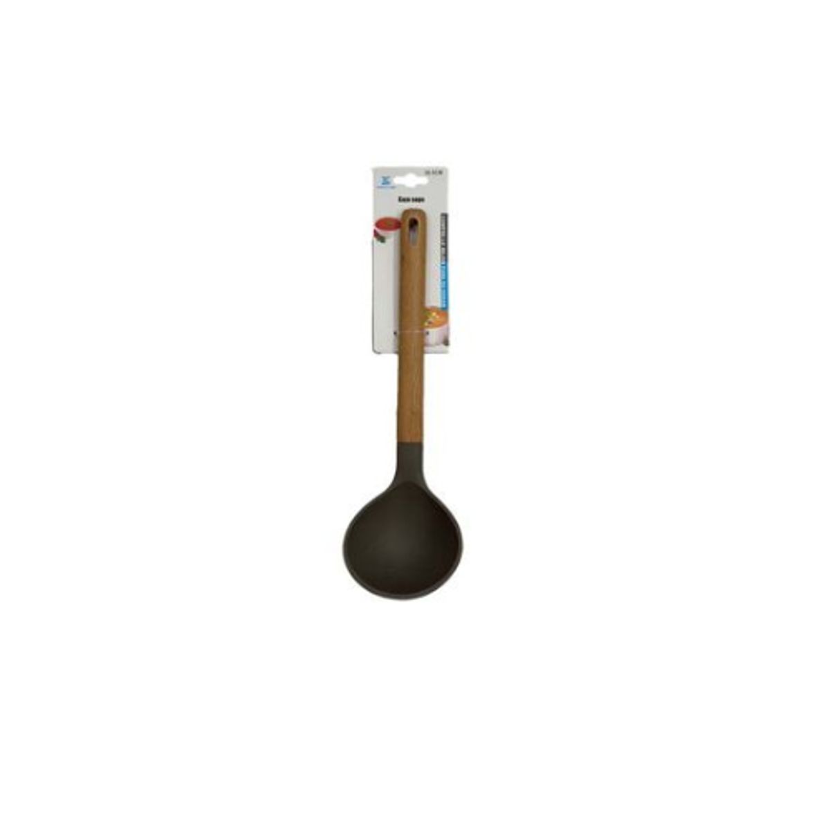 GENERICO - Cazo Gris Con Efecto Madera 30 cm 12 Unid