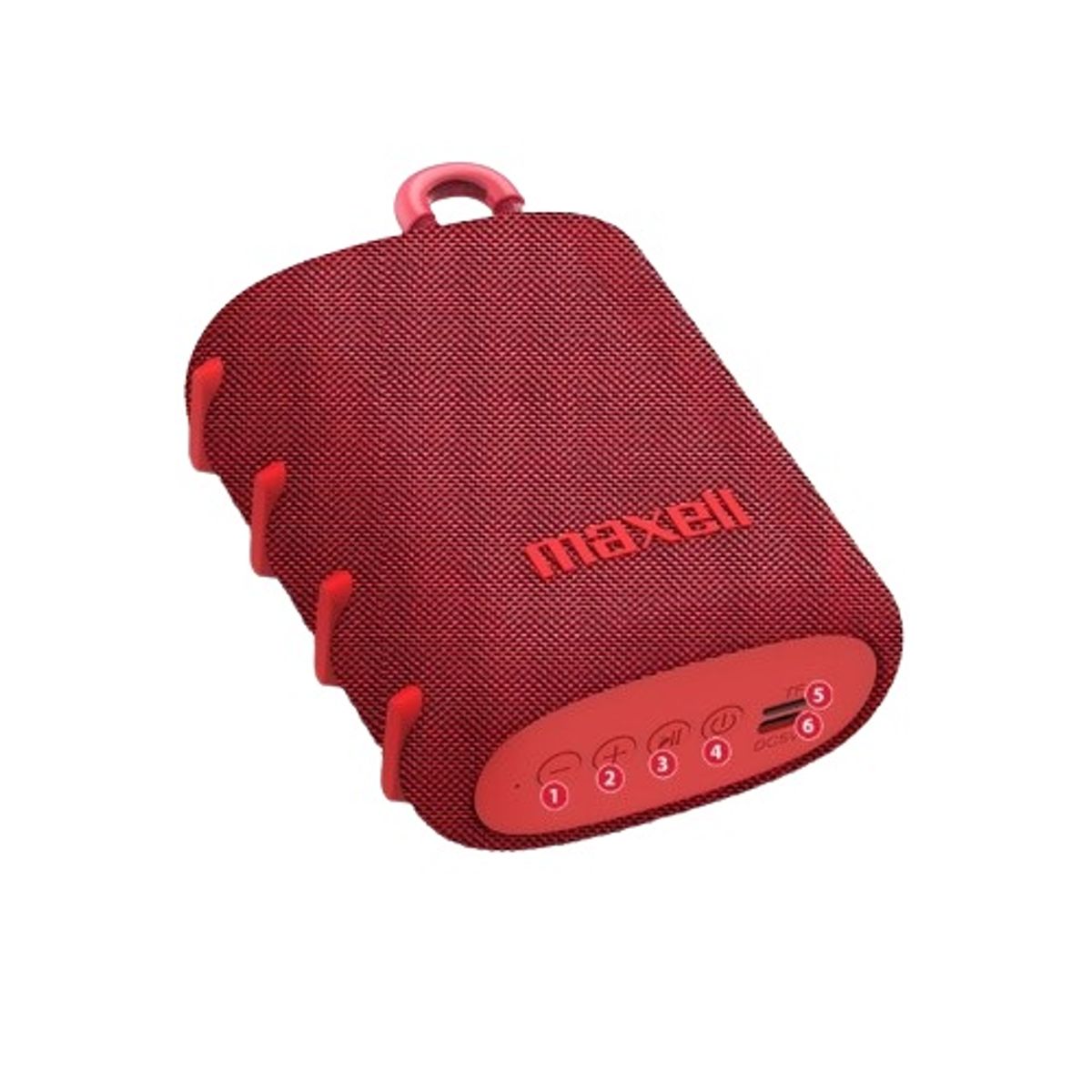 MAXELL - Parlante Bluetooth Maxell Portátil Modelo BT-NOMAD Rojo